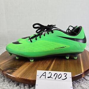 Nike Mens 7.5 Hypervenom Phatal FG Neo Lime Athletic Soccer Cleat 599075-303